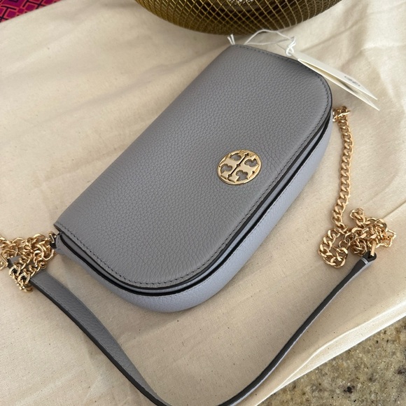 New Tory Burch CHELSEA PEBBLED CROSSBODY BAG - Picture 3 of 8